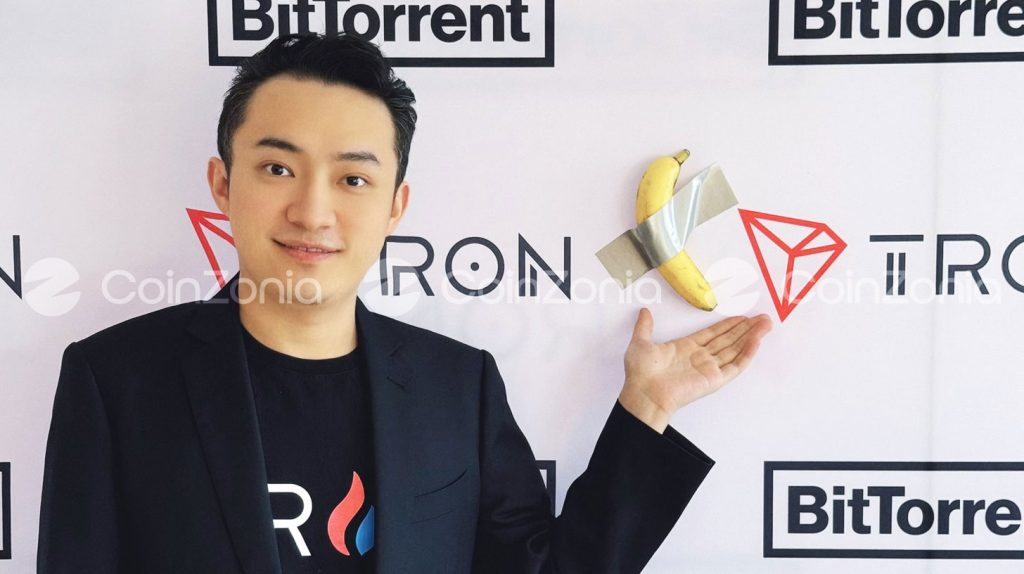 Duvardaki Muz, Justin Sun’a 6.2 milyon dolara mal oldu: “Afiyetle Yiyeceğim”