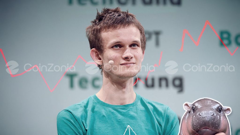 Vitalik Buterin cüce su aygırı Moo Deng’i sahiplendi, MOODENG’in değeri %82 arttı